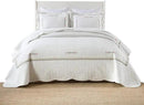 MarCielo 3-Piece 100% Cotton Oversized Bedspread Lightweight Quilt Coverlet Embroidery Farmhouse Bedding Set (Sakura White, Oversized King (118"x106")) by CozyNest Decor