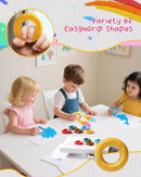 NewFamily Jumbo Crayons for Toddlers – Easy-Grip Unbreakable Non-Toxic Enlighten Sensory Toys | OT & Autism Therapy | Gift-Ready Set for Kids by TinyTreasures Baby Boutique