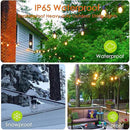 Outdoor String Lights Waterproof 150FT Patio Lights with Shatterproof 2700K Plastic Bulbs String Lights for Outside Bistro Gazebo Pergola Café Market Lights, 3-Pack by CozyNest Decor