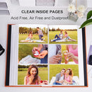 Vienrose Linen Photo Album 420 Pockets for 4x6 Photos Fabric Cover Photo Books Slip-in Picture Albums for Wedding Baby Vacation by TinyTreasures Baby Boutique