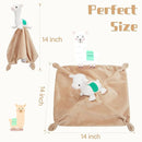 Pro Goleem Llama Security Blanket Soft Loveys for Babies for Boys and Girls Newborn Lovie Infant Blankie Llama Baby Stuff Baby Snuggle Toy Stuffed Animal Baby Gifts 14 Inch by TinyTreasures Baby Boutique