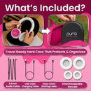 Puro Sound Labs BT2200 Plus Kids Bluetooth Headphones – Volume-Limiting 85dB, Studio-Grade Audio, Over-Ear & Comfy Design, 20-Hour Battery Life, Easy to Connect Wireless Headphones for Kids, Pink by TinyTreasures Baby Boutique