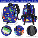 Accmor Toddler Backpack Leash Harness, Cute Kids Backpack with Anti Lost Wrist Link, Child Backpack Leash Baby Walking Harness Bag for Outdoor Travel, Mini Dinosaur Backpack Tether for Boys by TinyTreasures Baby Boutique