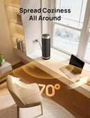 Dreo Space Heater, 1500W Electric Heaters for Indoor Use with Thermostat, 70° Oscillation, 8 Safety Protections, 5 Modes, Remote, 12H Timer, Quiet Portable Heater for Office, Bedroom, Large Room by CozyNest Decor