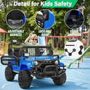 2 Seater Ride On Car Truck with Remote Control XL, Kids 24V Battery Powered Electric Vihicle w/21 in Seat, 3 Speeds, 2WD/4WD Switichable, Shock Absorbers,Bluetooth, Flower, Gift Choice by TinyTreasures Baby Boutique