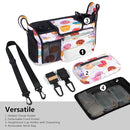 TOPDesign Universal Baby Stroller Organizer, Stroller Caddy with Detachable Mesh Bag & Heightened Insulated Cup Holders & Non-Slip Secure Hooks Accessories, Fits Most Strollers (Donuts) by TinyTreasures Baby Boutique