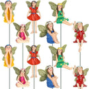 Bucherry 12 Pieces Garden Mini Fairies Figurines Miniature Fairy Sculpture Decoration Tiny Garden Accessories for Home Outdoor Yard Lawn Flower Pot Decor(Bright) by GreenHaven Gardens