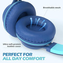 AILIHEN C8 Headphones Wired, On-Ear Headphones with Microphone and Volume Control, Corded 3.5mm Headset for Boys Girl School Smartphones Chromebook Laptop Computer Tablets Airplane Travel (Indigo) by TinyTreasures Baby Boutique
