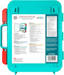 Be Smart Get Prepared First Aid Kit, Teal, 326 Piece, Exceeds OSHA and ANSI Guidelines 100 People - Office, Home, Car, School, Emergency, Survival, Camping, Hunting and Sports by TinyTreasures Baby Boutique