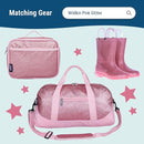 Wildkin 15-inch Kids Backpack – Durable, Padded, Adjustable for School & Travel - Pink Glitter by TinyTreasures Baby Boutique