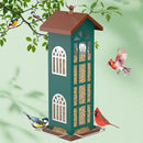 Metal Bird Feeder The Most Popular Bird Feeders for Outdoors Hanging,Waterproof and Rust-Proof,Easy Cleaning,Wild Bird Feeders Attracting Chickadees Goldfinches Cardinals Finches and Sparrows by CozyNest Decor