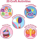 Skillmatics Scissor Skills Activity Book - Snip Snip, 25 Fun Cutting & Creative Activities for Preschoolers, 2 Child-Safe Scissors, Fine Motor Skills Craft Kit, Gifts for Kids Ages 3, 4, 5, 6, 7 by TinyTreasures Baby Boutique