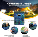 Upgrade XL Portable Toilet for Adults, Extra Large Portable Travel Floding Toilet, Camping Tall Toilets with Lid for Adults and Kids Compact Potty for Car,Hiking,Beach and Camping by TinyTreasures Baby Boutique