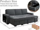 91-inch Reversible Sectional Sleeper by CozyNest Decor