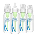 Dr. Brown's Natural Flow Anti-Colic Options+ Narrow Baby Bottle, 8 oz/250 mL, with Level 1 Slow Flow Nipples, 0m+, 4 Pack by TinyTreasures Baby Boutique