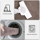 PURRUGS Dirt Trapping Door Mat 24" x 59", Non-Slip/Skid Machine Washable Entryway Rug, Dog Doormat, Super Absorbent Welcome Mat for Muddy Wet Shoes and Paws, Grayish Brown by CozyNest Decor