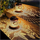 2 Pack Hummingbird Outdoor Solar Hanging Lanterns Waterproof LED Solar Lights Metal Decorative Lanterns for Garden, Patio, Courtyard, Backyard, Yard Decor Unique Hummingbird Gifts for Women Gardening by GreenHaven Gardens