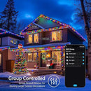 JMEXSUSS 100 LED RGB Christmas Tree Lights Indoor, 33ft Smart Color Changing Christmas Lights Outdoor with Remote & APP, Clear Wire Christmas Lights Plug in for Bedroom Tree Room Party Birthday by GreenHaven Gardens
