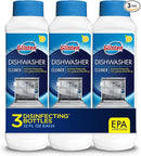 Glisten Dishwasher Cleaner, Removes Limescale, Rust, Buildup, and Grease, Lemon Scent, Made in the USA, 12 Ounce Bottle, 3-Pack by TinyTreasures Baby Boutique
