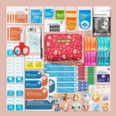 EVERLIT Care Rescue Pack | Family-Friendly First Aid Kit for Kids with 200 Pcs Medical Supplies | Travel-Friendly Compact Storage Bag for Home, Car, Travel, Camping, Adventure (Original) by TinyTreasures Baby Boutique