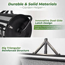 Walensee 44 Inch Compost Spreader Peat Moss Spreader with Side-Latch Design, Upgraded Large-Capacity Metal Mesh Roller for Lawn and Garden Care, Durable Manure Spreader for Seeding and Fertilizing by GreenHaven Gardens