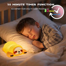 DREAMING MY DREAM Night Light for Kids,Squishy Sloth Night Light,LED Novelty Animal Nightlight,3 Levels Dimmable,30Min Timer Nursery Lamp for Kids, Bedroom Baby Boys Girls Gifts by TinyTreasures Baby Boutique