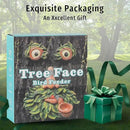 Tree Face Decor Outdoor,Whimsical Outdoor Art with Bird Feeder,Tree Hugger Bark Ghost Face Decoration Funny Yard Art,Garden Creative Decoration (12 INCH) by CozyNest Decor