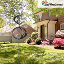 Wind Spinners Outdoor Metal - Large Kinetic Wind Spinner for Yard Garden, Windmills Lawn Ornament Décor for Lawn Patio (Height 84") by GreenHaven Gardens