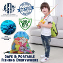 CozyBomB™ Magnetic Fishing Toys Game Set for Kids | Water Table Bathtub Kiddie Pool Party & Pole Rod Net, Plastic Floating Fish Toddler Color Ocean Sea Animals Birthday Age 3 4 5 6 Year by TinyTreasures Baby Boutique