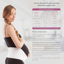 Gabrialla Made in USA Pregnancy Belly Band, Soft & Breathable Maternity Belly Band – Pregnancy Belt for Back, Pelvic & Waist by TinyTreasures Baby Boutique