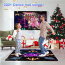 Dance Mat for Kids and Adults, Musical Electronic Dance Step Pad with 100+ Games, 200+Songs, HD Camera, 2 Motion Sensor Controllers, MTV & Cartoon Modes, Dance Mat Toy for Girls& Boys by TinyTreasures Baby Boutique