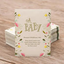 BENTLEY SEED CO. Oh Baby Seed Packets|Girl or Boy Baby Shower Favors for Guests | 25 Wildflower Seed Packets | Pre-Filled | Bouquet Wildflower Mix | Non-GMO Seeds | Gender Neutral | Eco-Friendly Gift by GreenHaven Gardens