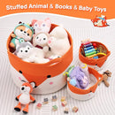 Large Baby Basket Toy Storage 3 Pack, (20"x13.8") Woven Baby Laundry Basket Blanket Basket, Stuffed Animal Storage, Baby Gift Basket Empty, Toy Basket for Kids, Dog, Cat. by TinyTreasures Baby Boutique
