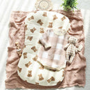 LifeTree Muslin Baby Lounger Cover, Newborn Slipcover Lounger Cover for Boys Girls Infant, Soft 70% Viscose from Bamboo and 30% Cotton, Cover Only, Bear Pattern, 30.7in x 20in by TinyTreasures Baby Boutique