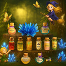 AMIZEY Fairy Potion Kit for Kids with Crystal Growing Toy - 20 Bottles - Gifts for Girls Ages 6-12 by TinyTreasures Baby Boutique