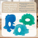 Itzy Ritzy Water-Filled Teethers - Cold Cutie Coolers Textured On Both Sides to Massage Sore Gums & Emerging Teeth - Can Be Chilled in Refrigerator, Set of 3 Coordinating Dinosaur Water Teethers by TinyTreasures Baby Boutique