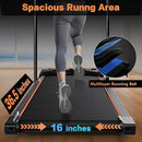 7.8MPH Incline Treadmill for Home, Walking Pad with Handle Bar, Under Desk Compact Treadmill with 350 Lbs Capacity, LED Display & APP, Remote Control, 3.0HP by CozyNest Decor