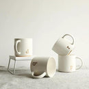 COLLECTIVE HOME - Monogram Ceramic Mugs, 15 oz Golden Initial Coffee Cups, Elegant Alphabet Tea Mugs, Elegant Personalized Mug with Gift Box, Luxurious Cups for Office and Home (d) by CozyNest Decor