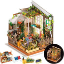 Rolife DIY Miniature House Kit Miller's Garden, Tiny House Kit for Adults to Build, Mini House Making Kit with Furnitures, Halloween/Christmas Decorations/Gifts for Family Friends (Miller's Garden) by TinyTreasures Baby Boutique