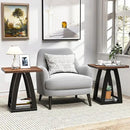 End Table Set of 2, Side Table, Nightstand, Sofa Side Table with Shelf, Modern End Table for Living Room, Bedroom by CozyNest Decor
