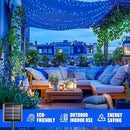 JMEXSUSS 2 Pack Blue Solar Christmas Lights: 100 LED 33ft Blue Solar Lights Outdoor, 8 Modes Solar String Lights for Outside Christmas Tree Gardens Party by GreenHaven Gardens