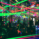 508ft UV Neon Paper Garland Crepe Streamers Glow in The Dark Party Supplies Garland Neon Party Decorations Streamers for Blacklight Reactive Fluorescent Wedding Birthday Party Decorations by TinyTreasures Baby Boutique