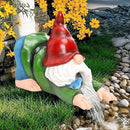 WONDER GARDEN Gnome Gutter Downspout Extensions - 3'' x 4'' Decorative Downspout Extender Diverter, Outdoor Splash Block Sculpture Garden Decor, Waterproof Gutter Guard for Lawn, Garden, Lawn by GreenHaven Gardens