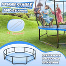 BCAN 8FT 10FT 12FT 14FT 15FT 16FT Recreational Trampoline with Enclosure for Kids Adults, ASTM Approved, Outdoor Trampolines with Ladder for Kids by TinyTreasures Baby Boutique
