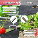 Gtongoko Landscape Staples 10 Inch 11 Gauge 50 Pack Garden Stakes Upgraded Tent Stakes Galvanized SOD Pins Ground Stakes Yard Stakes for Weed Barrier Fabric Ground Plant Cover Stakes Outdoor Décor by GreenHaven Gardens