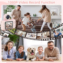 Kids Camera Girls for 3 4 5 6 7 8 9 Years Old Girls,1080P HD Video Selfie Camera with 32G SD Card Kids Digital Camera Toys for Toddler Birthday Gifts Pink by TinyTreasures Baby Boutique