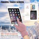 Geyoga 2 Pairs Women's Winter Touch Screen Gloves Soft Warm Fleece Lined Knit Elastic Cuff Winter Texting Gloves by TinyTreasures Baby Boutique