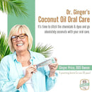 Dr. Ginger’s Coconut Oil Pulling Alcohol Free Mouthwash - Mint Flavor, 14 fl oz, 2pcs - Support Gum Health, Tongue, and Teeth Whitening for Adults, Fluoride Free, All-Natural, with Xylitol by CozyNest Decor