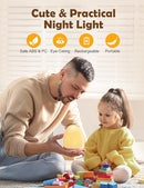 JolyWell Night Lights for Kids with Stable Charging Pad, Touch Control&Timer Setting, ABS+PC Baby Egg Lamp for Breastfeeding，Pink by TinyTreasures Baby Boutique