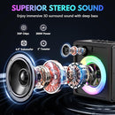Karaoke Machine with 3 Wireless Mics | Bluetooth 5.3 Speaker with Echo Adjustment & Auto Pitch Correction | PA System with RGB Lights, Supports TV/TF Card/USB/AUX/Live/REC for Home Parties by TinyTreasures Baby Boutique